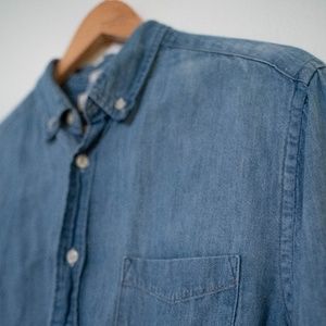 Boyfriend Denim Button Down